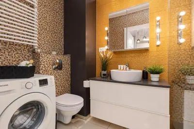 Łazienka w obiekcie Warszawa Wawrzyszewska Apartment by Noclegi Renters