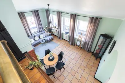 Część wypoczynkowa w obiekcie SuperApart Marszałkowska 19 Urban Hideaway with Modern Comforts