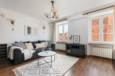 Część wypoczynkowa w obiekcie Warsaw Old Town Premium Apartment