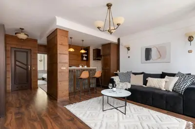 Kuchnia lub aneks kuchenny w obiekcie Warsaw Old Town Premium Apartment