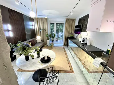 Część wypoczynkowa w obiekcie Design+LUXUS Apartment im Zentrum! +Netflix