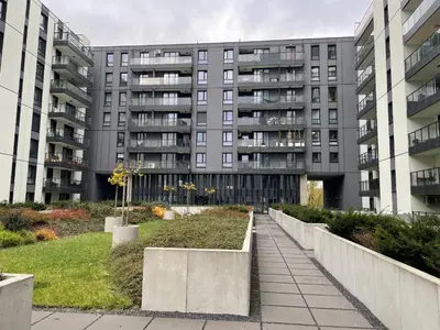 Budynek, w którym mieści się apartament