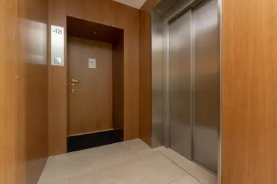 Plan piętra w obiekcie Warsaw Apartment Sierakowskiego by Noclegi Renters