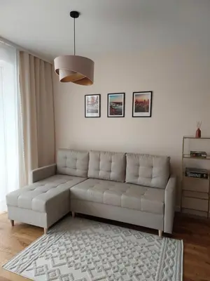 Część wypoczynkowa w obiekcie M2 Bemowo apartament
