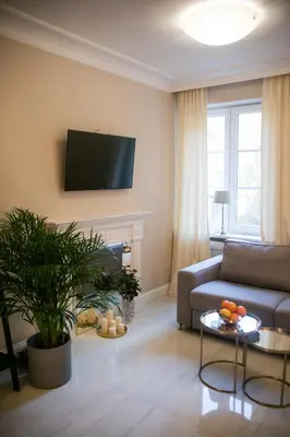 Telewizja i/lub zestaw kina domowego w obiekcie Rycerska - Stone Steps Apartments