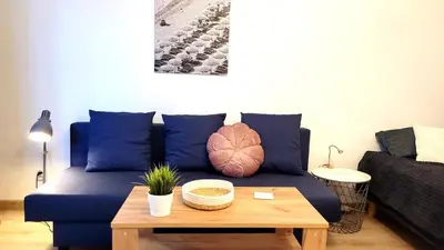 Część wypoczynkowa w obiekcie Great Life - apartment next to metro station