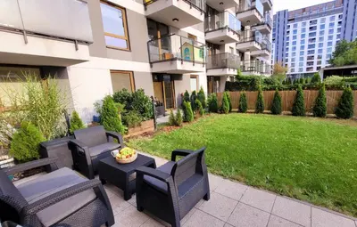 Ogród w obiekcie Comfort Warszawa