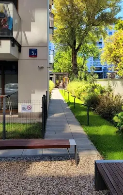 Ogród w obiekcie Comfort Warszawa
