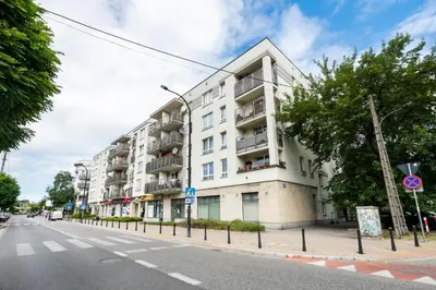 Budynek, w którym mieści się apartament