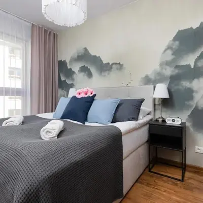 Warsaw Bemowo Apartment with Balcony by Noclegi Renters