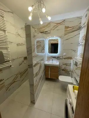 Łazienka w obiekcie Apartament Metro Służew