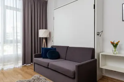 Część wypoczynkowa w obiekcie ALE Jerozolimskie Varsovia Apartments