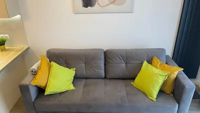 Część wypoczynkowa w obiekcie 2-room in new house, Wola