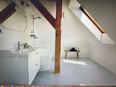 Łazienka w obiekcie Marymont Metro Apartment