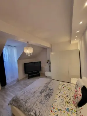 Łóżko lub łóżka w pokoju w obiekcie Apartamenty - MI Premium