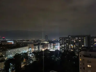 Widok na miasto Warszawa z tego apartamentu