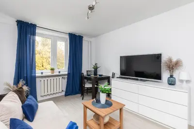 Telewizja i/lub zestaw kina domowego w obiekcie Deotymy 19 SuperApart - Blisko metra Księcia Janusza