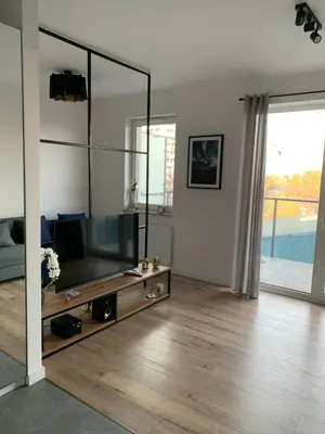 Telewizja i/lub zestaw kina domowego w obiekcie Mińska 45