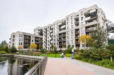 Budynek, w którym mieści się apartament