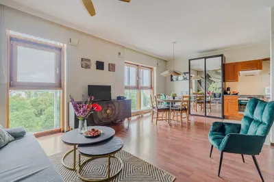 Część wypoczynkowa w obiekcie Slominskiego 7 P&O Apartments