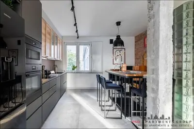 Kuchnia lub aneks kuchenny w obiekcie P&O Apartments Bitwy Warszawskiej - Ochota