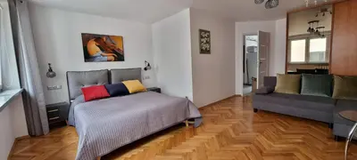 Część wypoczynkowa w obiekcie Przytulnie w samym centrum Warszawy