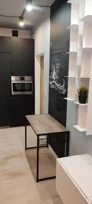 Kuchnia lub aneks kuchenny w obiekcie Be my Guest- Fontany Luxury Apartment Metro Wi-Fi free parking zone