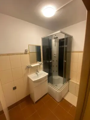 Łazienka w obiekcie Pokoje Bora-Komorowskiego