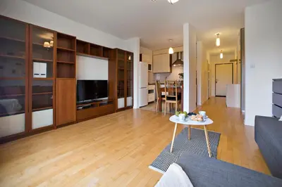 Telewizja i/lub zestaw kina domowego w obiekcie P&O Apartments Bitwy Warszawskiej II - Ochota