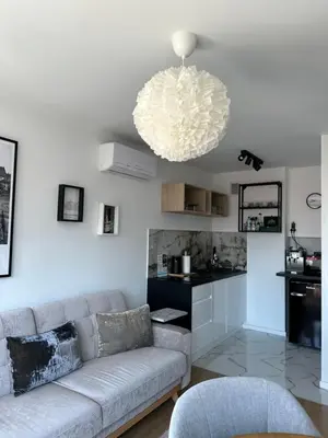 Kuchnia lub aneks kuchenny w obiekcie Apartament Warszawa Centrum Śródmieście