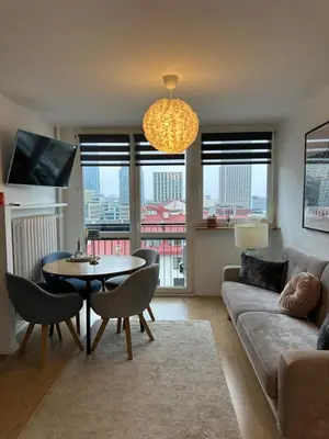 Część wypoczynkowa w obiekcie Apartament Warszawa Centrum Śródmieście