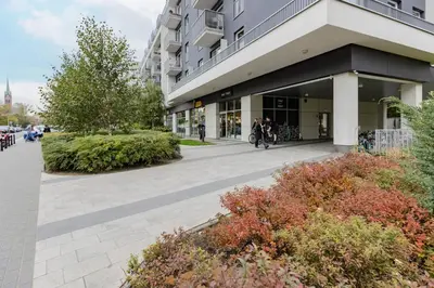 Budynek, w którym mieści się apartament