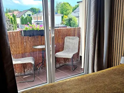 Balkon lub taras w obiekcie Wczasowa 3