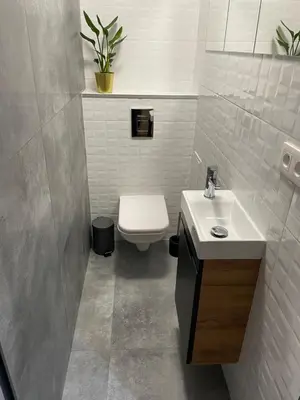 Łazienka w obiekcie Brzostek Apartamenty