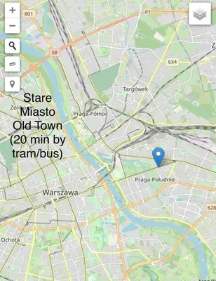 Plan piętra w obiekcie Warsaw Concierge Waszyngton Lounge