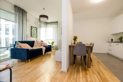 Kuchnia lub aneks kuchenny w obiekcie ShortStayPoland Sikorskiego (B103)