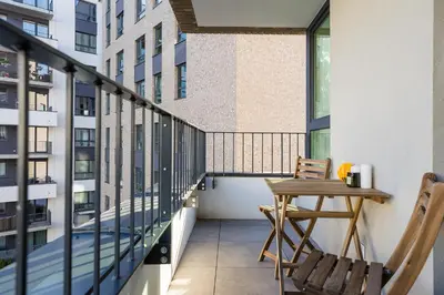 Balkon lub taras w obiekcie ShortStayPoland Sikorskiego (B103)