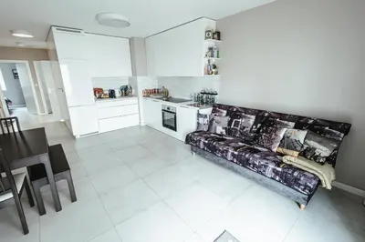 Kuchnia lub aneks kuchenny w obiekcie Apartamenty Bokserska