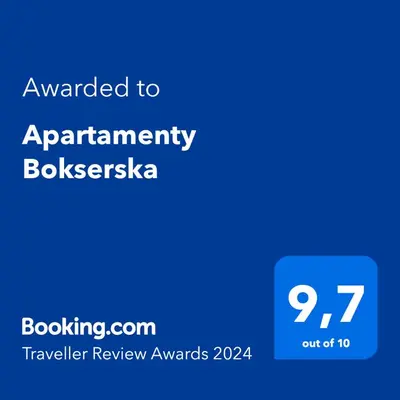 Certyfikat, podpis lub inny dokument wystawiony w obiekcie Apartamenty Bokserska