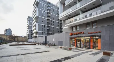 Budynek, w którym mieści się apartament