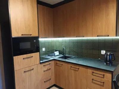 Kuchnia lub aneks kuchenny w obiekcie Green apartament w Centrum