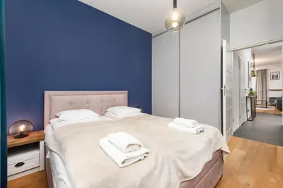 Łóżko lub łóżka w pokoju w obiekcie Jurajska 4 by Homeprime