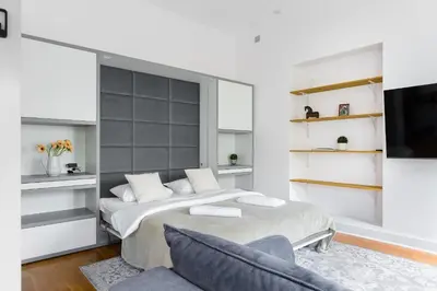 Telewizja i/lub zestaw kina domowego w obiekcie P&O Serviced Apartments Warecka II