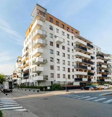 Budynek, w którym mieści się apartament