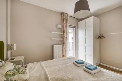 Łóżko lub łóżka w pokoju w obiekcie Gama Home Szwedzka 30