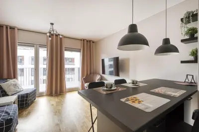 Część wypoczynkowa w obiekcie Gama Home Szwedzka 30