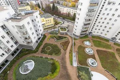 Budynek, w którym mieści się apartament