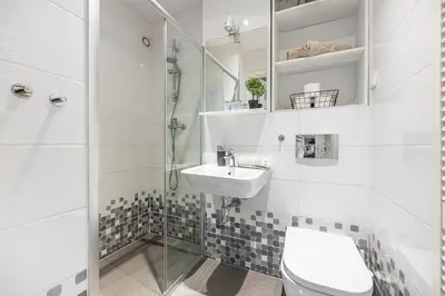 Łazienka w obiekcie Apartamenty Śliska 10