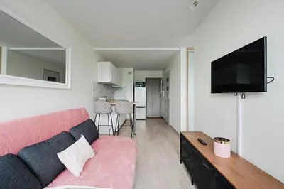 Kuchnia lub aneks kuchenny w obiekcie Apartamenty Śliska 10