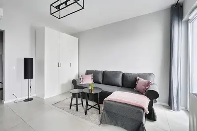 Część wypoczynkowa w obiekcie Apartamenty Stadion Narodowy